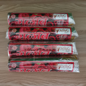 Gulab Incense Sticks (250 Gram x 4 Pouches)